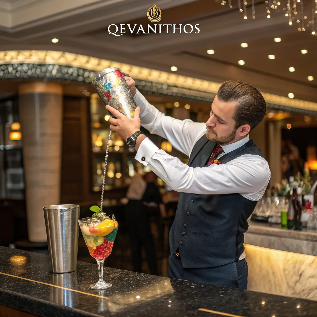Colorful cocktail workshop